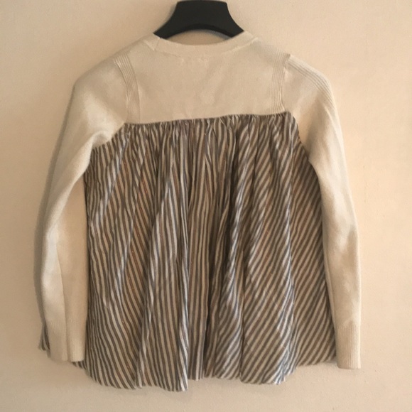 ANTHROPOLOGIE MOTH MIXED MEDIA CARDIGAN - XS - Picture 6 of 7